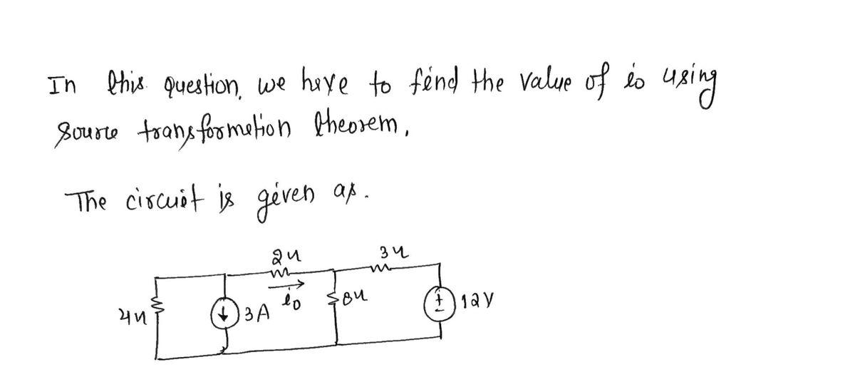 Electrical Engineering homework question answer, step 1, image 1